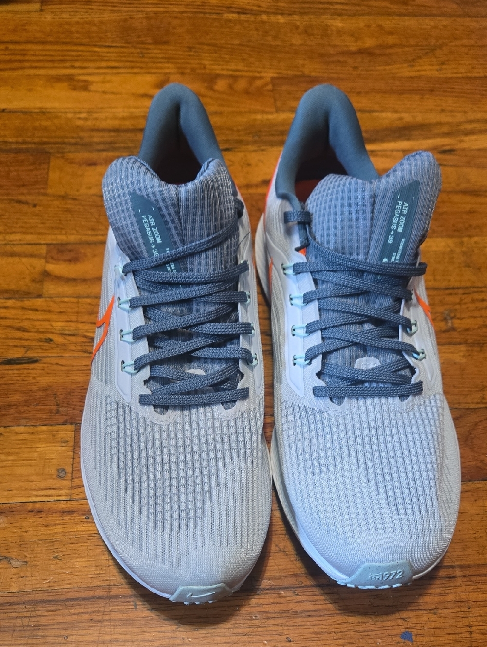 Size 14 - Nike Air Zoom Pegasus 39 Pure Platinum Total Orange (DH4071-003)